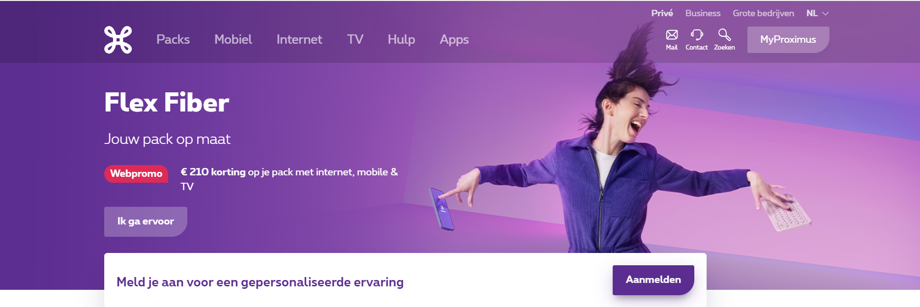 Proximus website